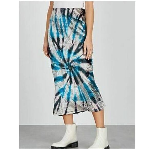 NWT Free People Serious Swagger Tie Dye Skirt - Picture 4 of 5